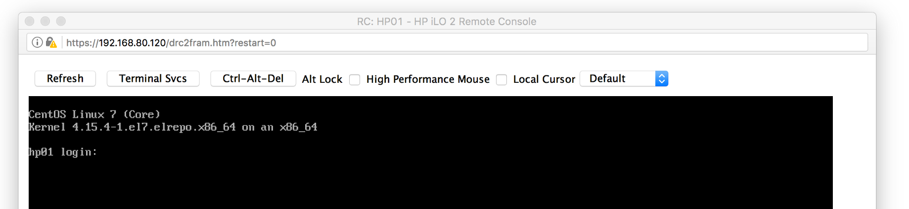 configure firefox on mac for java ilo 4 remote access